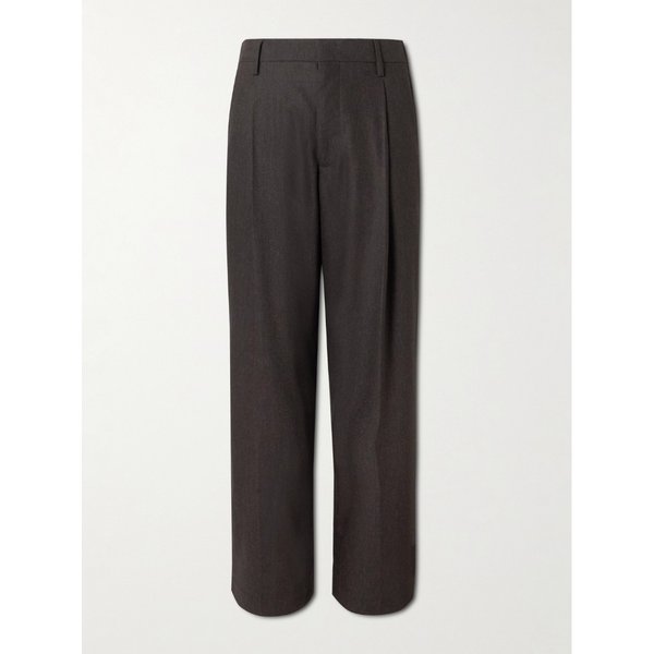 NN.07 케이 스트레이트 레그 플리츠 우븐 팬츠 46376663162930001