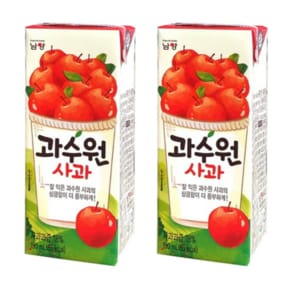 과수원 사과 190ml x 24팩 사과 과일쥬스 사과주스 과수원190 남양과수원 과수원사과맛 어린이집 간식