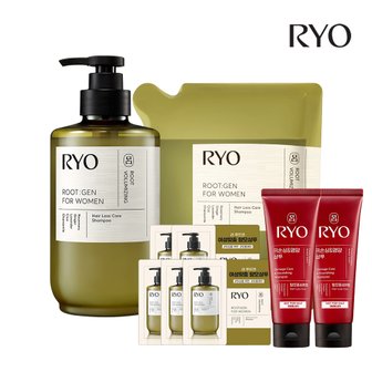 려 [빠른배송] 려 루트젠 탈모전문케어 여성 샴푸 945ml+트리트먼트 200ml