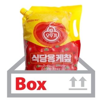  오뚜기 식당용케챂(팩) 3.3kg 4ea(박스)케찹 업소용 (WB8B151)