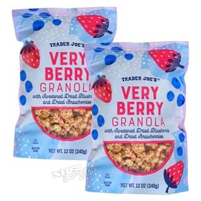 [1+1]트레이더조 베리 베리 그래놀라 시리얼 340g TRADER JOE`S VERY BERRY GRANOLA