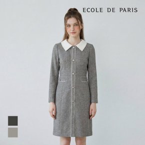 배색카라 디자인 원피스_CB2YWOA001Z