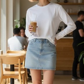 (2장이상무배)벨라도나 여성 데일리 무지 긴팔면티셔츠 이너티 2컬러 66-99 BLDN2601TL(U)