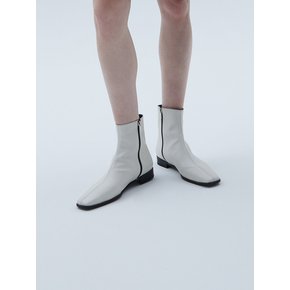 Square-toe Leather Boots [LMF207]