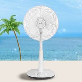 쿨바람 선풍기 5엽날개 35cm 가정용 사무실용 저소음 스탠드형 MU-F152CK
