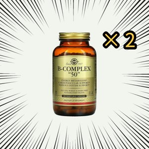라이프익스텐션 솔가 비타민B 컴플렉스50 250베지캡슐 2통