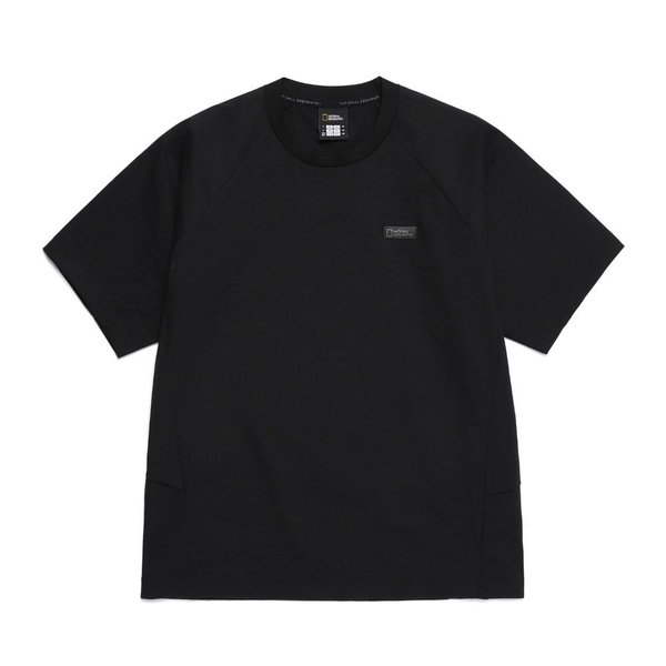 [여주점] N252UTS310 피오토스 우븐 세미오버핏 반팔 티셔츠 CARBON BLACK