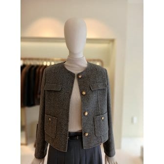 CC콜렉트 [여주점] 씨씨콜렉트 노카라헤링본자켓E254msg153