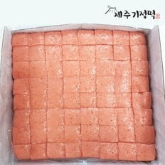 [제주기정떡] 자연발효 건강떡 백년초한판 1.9kg (64조각)