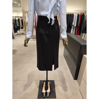 지고트 [파주점] 메탈 장식 슬릿 H라인 스커트 JS4B0SK331