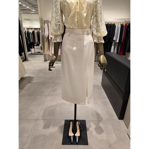 [파주점] 메탈 장식 슬릿 H라인 스커트 JS4B0SK331