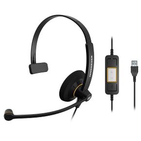 독일 젠하이저 헤드셋 Sennheiser SC30 USB Monaural Microsoft Lync Headset 블랙 1349777