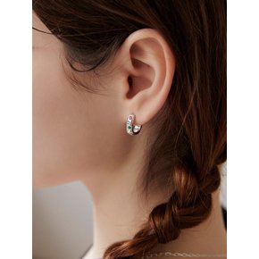 Gemma One touch 925 Silver Earring