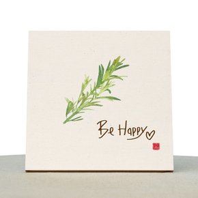 [1AM]캘리그라피 힐링 액자-Be Happy