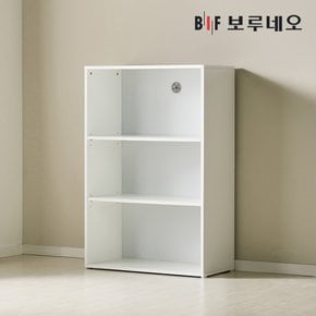 [착불]뮤센 800 3단 오픈 거실장 슬림