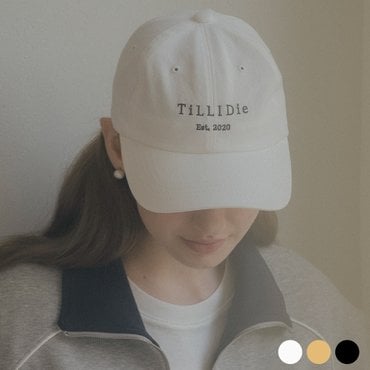 틸아이다이 Light simple logo cotton baseball cap_[3color]