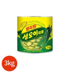  일미푸드 델리원 생오이 피클 슬라이스 캔 3kg