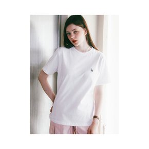 LR Patch Point Short-Sleeved T-Shirt White