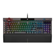 커세어 K100 RGB MX SPEED 한글 기계식 키보드 (은축)