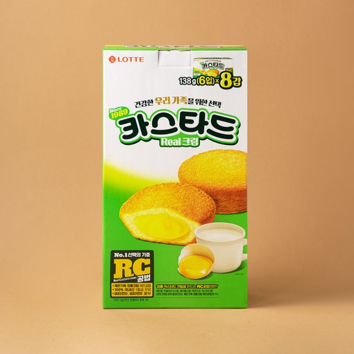 롯데 카스타드 1104g(23g X 48입)