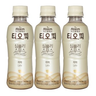 동서 맥심 티오피 T.O.P 심플리스무스 라떼 240mL X 20병