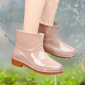 숏 레인 부츠 첼시 반 장화 키높이 경량신발 (8950276A)