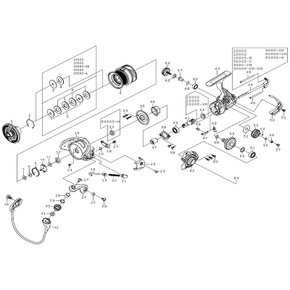 다이와 DAIWA 정품파츠 20 레브로스 LT2500S-H 수프 2-6 부품 번호