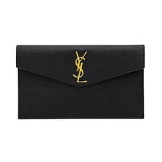 YSL 금장 모노그램 업타운 파우치 블랙 565739 1GF0J 1000