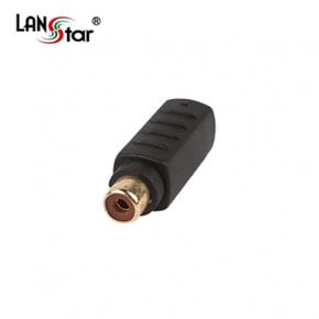 LANSTAR LS-AVG-1RF-SVF RCA to S-VHS 젠더