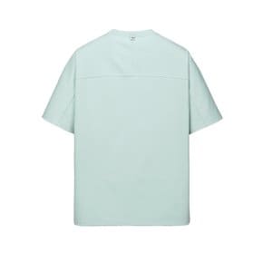 [25SS] 라이트 그린《LuxCool Phase》세미오버 라운드 티셔츠 ARTS5B303E1
