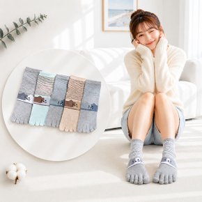 여성 망사 발가락 양말 토비 5족 여름 단목양말_P424226551
