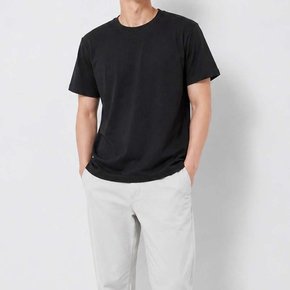순면 남성 여성 라운드넥 기본 무지 티셔츠 면티 반팔티