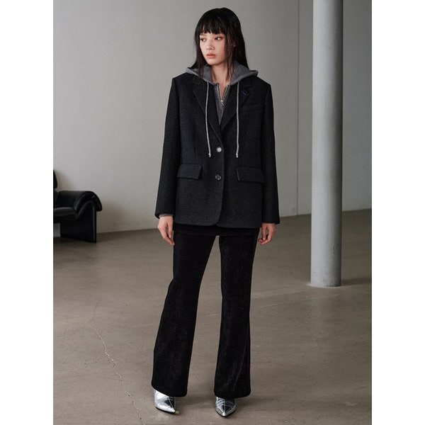 Back Detail Tailored Jacket  Ash (KE5X30M134)