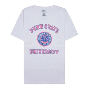 [와일드 동키] T PENN STATE WHITE 남성 펜실베니아 주립대 반팔 티셔츠 _MTE