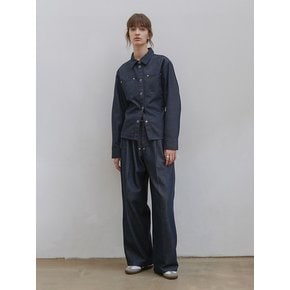 BELT DENIM PANTS [INDIGO]