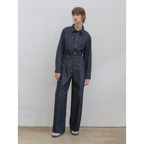 BELT DENIM PANTS [INDIGO]