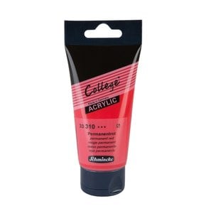 칼리지 아크릴물감 75ml_310 Permanent Red