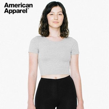 길단 American Apparel 여성스판반팔 Grey