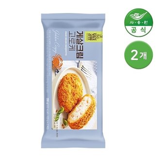 사옹원 튀김공방 게살크림고로케 200g 2개