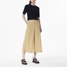 여 사각사각 크롭 팬츠(BEIGE / KHAKI / BLACK)