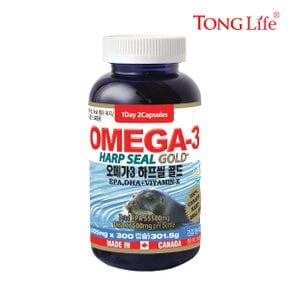 오메가3 하프씰골드+비타민D 하프물범 300캡슐 1병