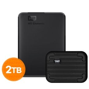 Elements Portable 외장하드 2TB 파우치 증정