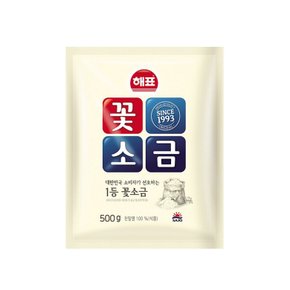 [푸른들마켓][해표] 꽃소금500g