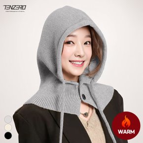 겨울 여성 코지 후드넥워머 머리부터 목까지 풀커버 3컬러 방한방풍 Bon-2631