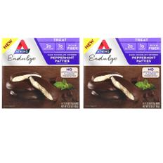  [해외직구] Atkins 앳킨스 엔둘지 페퍼민트 페티 초콜릿바 37g 5입 2팩
