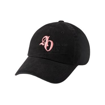 아크메드라비 COLOR POINT SMALL SYMBOL BALL CAP 컬러포인트심볼 볼캡 블랙