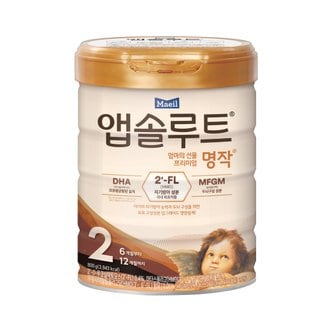 매일 리뉴얼 앱솔루트 명작 2FL 분유 2단계(6~12개월) 800g 1개