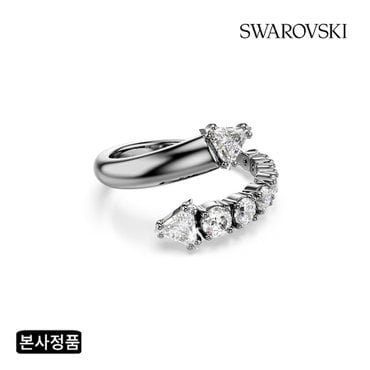 스와로브스키 [본사정품/쇼핑백증정] Sublima 루테늄 오픈 링 5723187_5723188