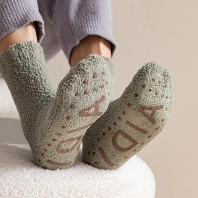 1+1 남성 겨울 보온 방한 수면양말 양털 수족냉증 무압박 장목 중목 논슬립 극세사 양말