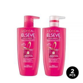 로레알파리 [CJ기획세트]케라틴 스무드 샴푸/컨디셔너 450ml 1+1